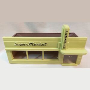 Plasticville Supermarket Model Building for O & S Gauge Vintage assembled